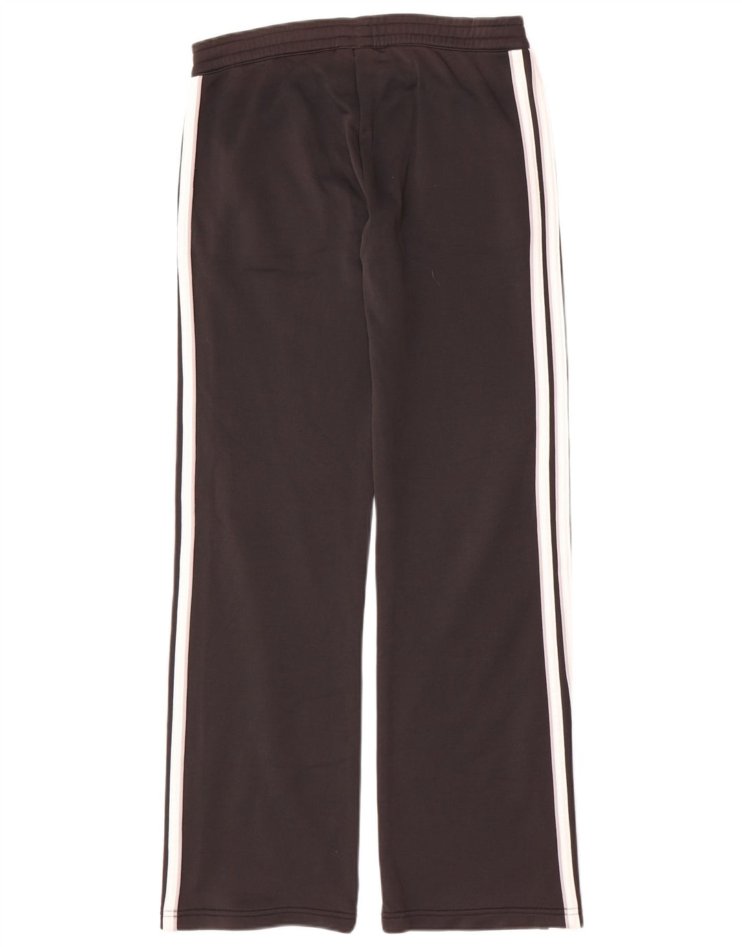 Calça de treino feminina Adidas UK 10 pequena poliéster preto