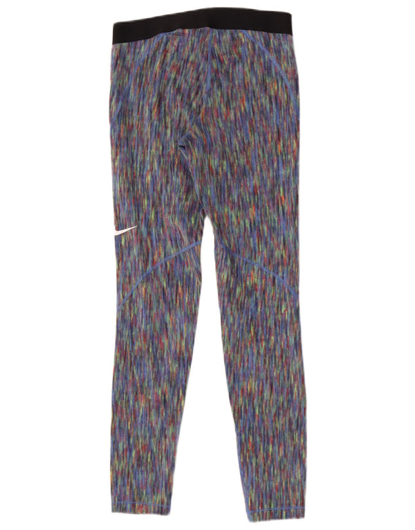 Leggings femininas Nike UK 12 poliéster multicolorido médio