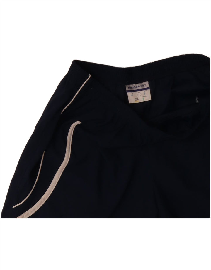 Shorts esportivos femininos REEBOK UK 12 poliéster azul marinho médio