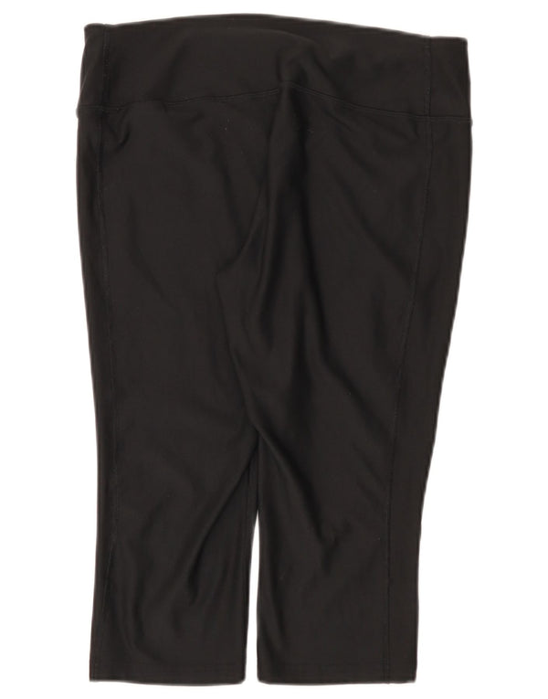 Nike Womens Capri Leggings UK 14 Grande Preto Poliéster Esportes