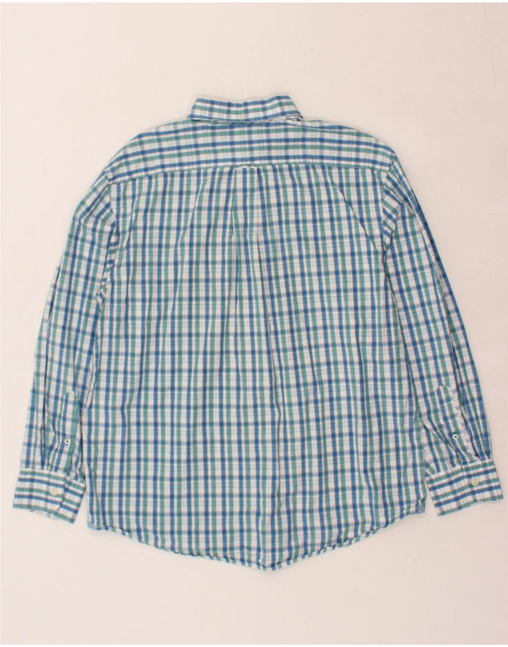 IZOD Mens Shirt Large Blue Check Vintage Izod and Second-Hand Izod from Messina Hembry 