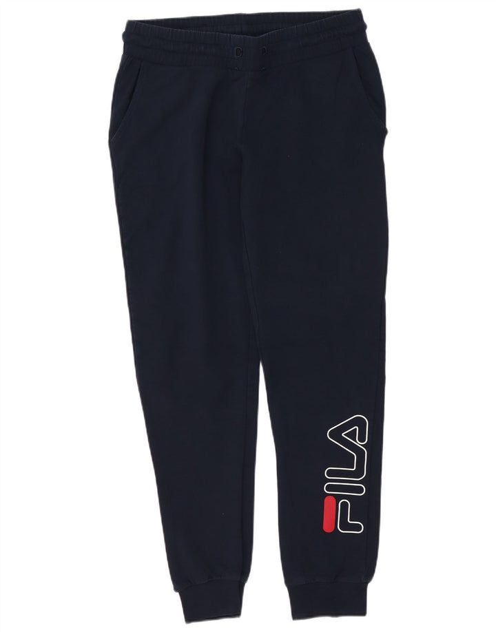 Fila Mens Graphic Tracksuit Calças Joggers Médio Azul Marinho