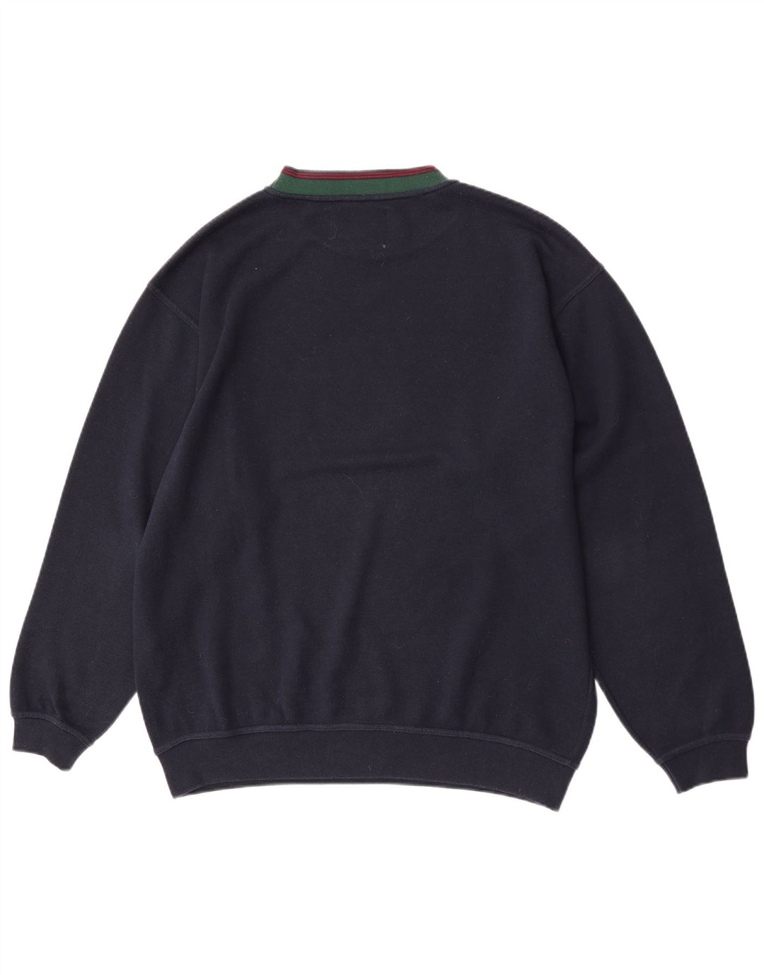 Moletom vintage masculino gráfico regular fit jumper grande algodão azul marinho