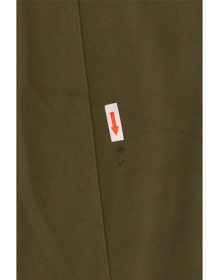 Calça de treino masculina Puma grande cáqui colorblock poliéster