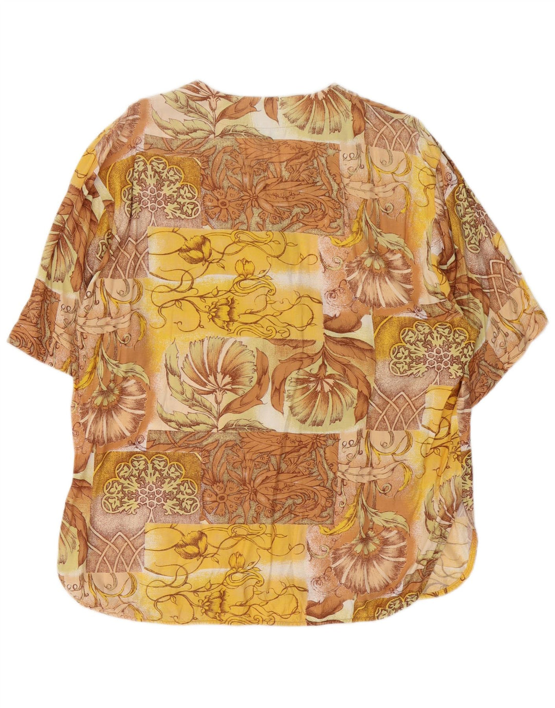Blusa feminina Lorena manga curta IT 48 XL multicolorida floral