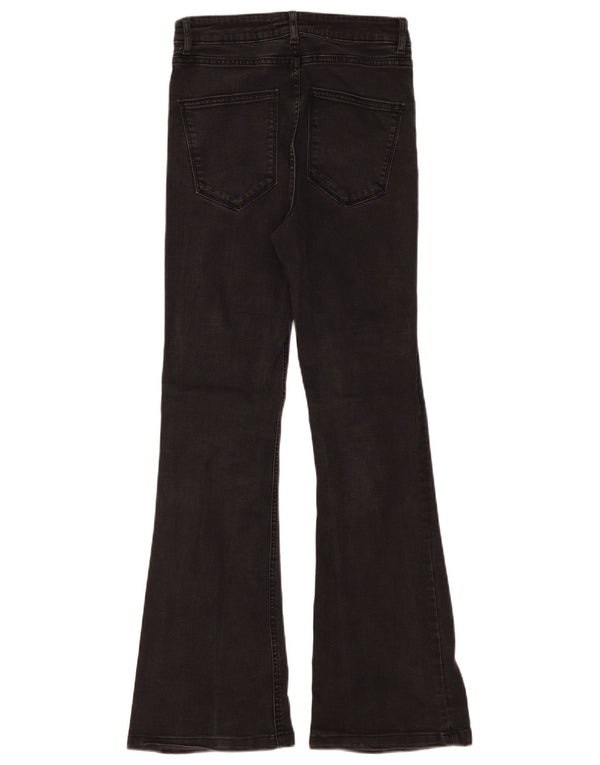 Zara Jeans feminino queimado EU 38 pequeno W28 L31 algodão preto