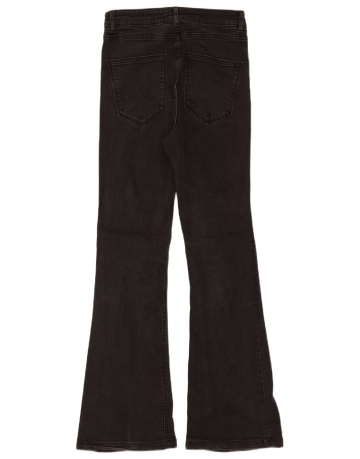 Zara Jeans feminino queimado EU 38 pequeno W28 L31 algodão preto