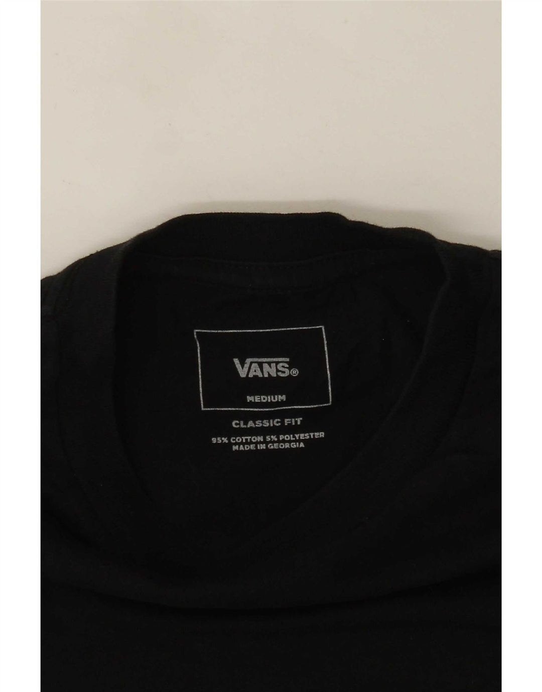 Camiseta masculina Vans Classic Fit Top cinza médio colorblock algodão
