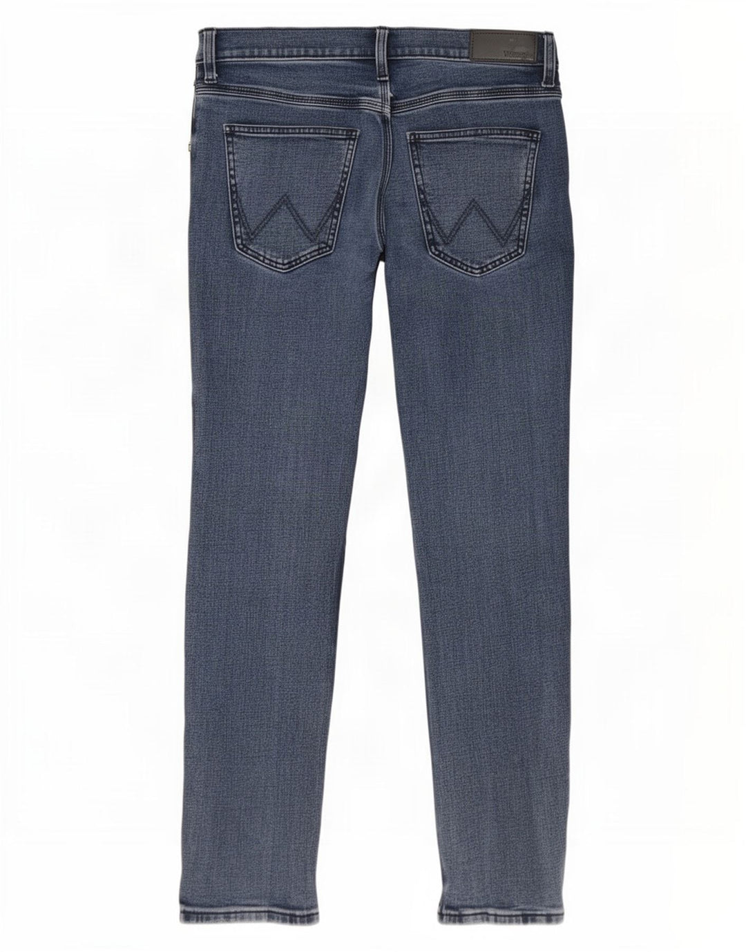 Wrangler Masculino Regular Slim Jeans W32 L32 Azul Algodão
