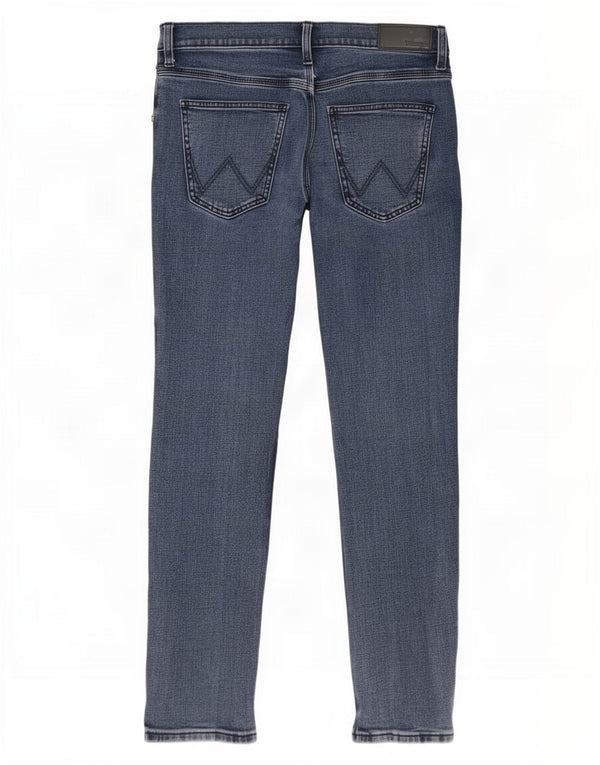 Wrangler Masculino Regular Slim Jeans W32 L32 Azul Algodão