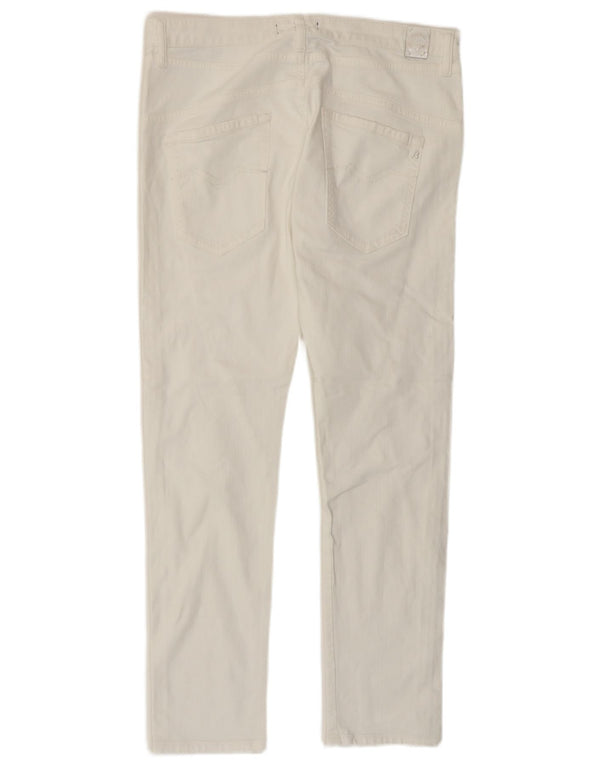 Calça jeans feminina Replay Ailyssa cropped W27 L26 algodão branco