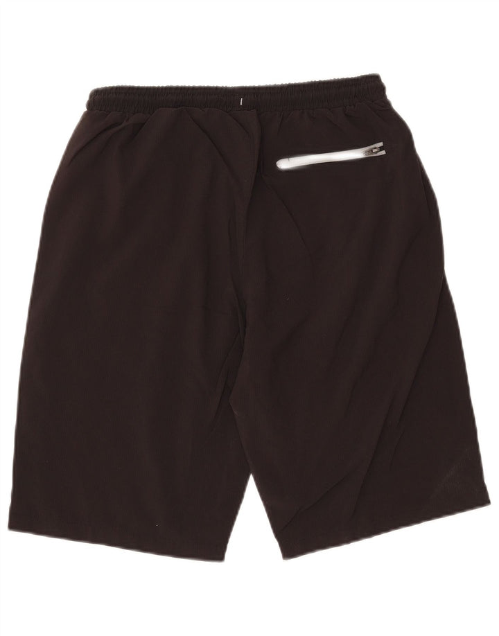 Shorts de natação Eddie Bauer para meninos 15-16 anos XL preto poliéster