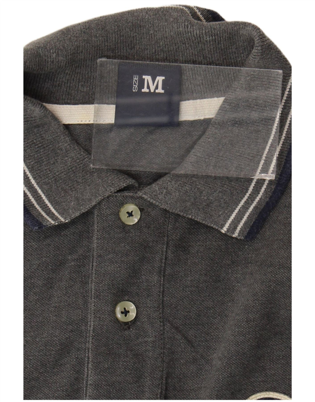Camisa polo masculina North Sails algodão cinza médio