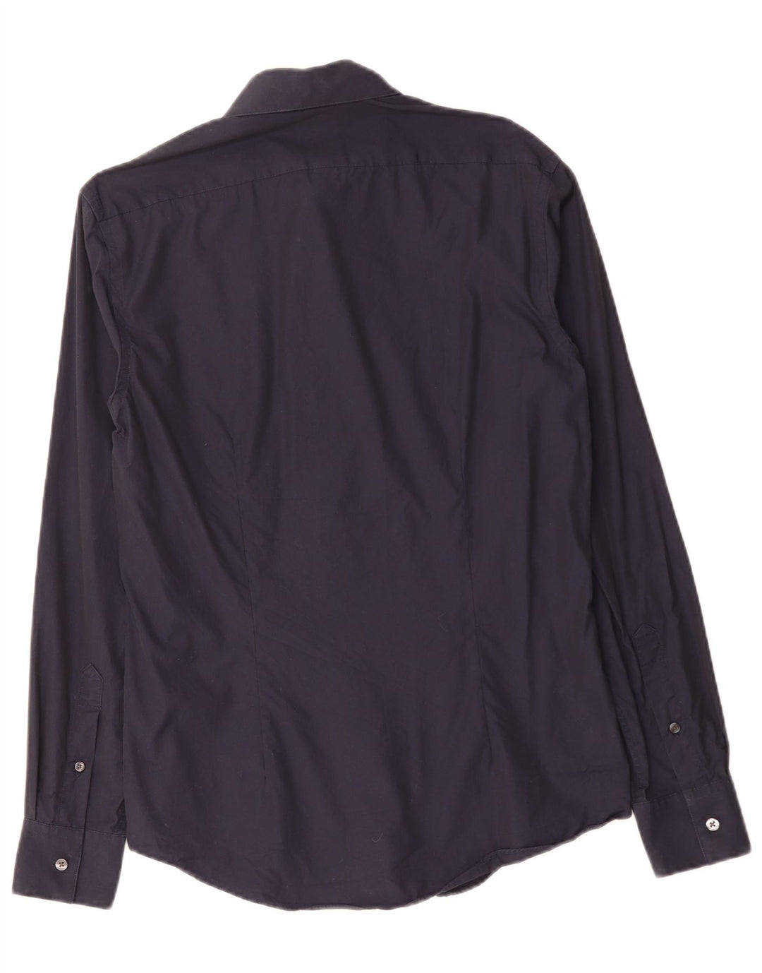 CALVIN KLEIN Camisa masculina slim fit pequena algodão azul marinho