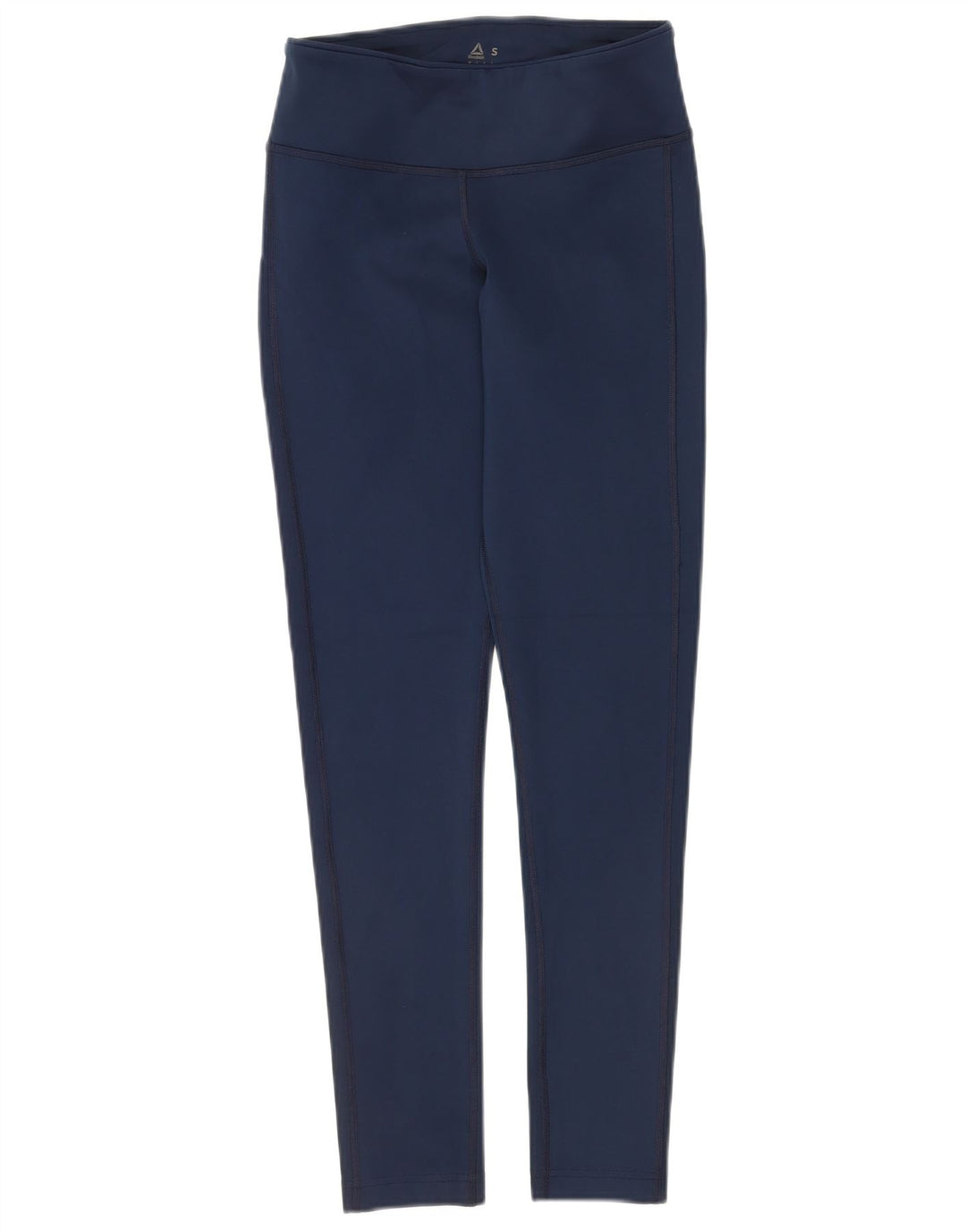 Leggings femininos REEBOK UK 8/10 poliéster azul marinho pequeno