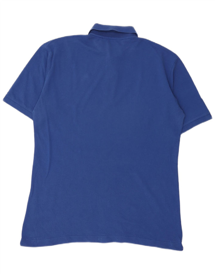 Camisa polo masculina Kappa XL azul algodão