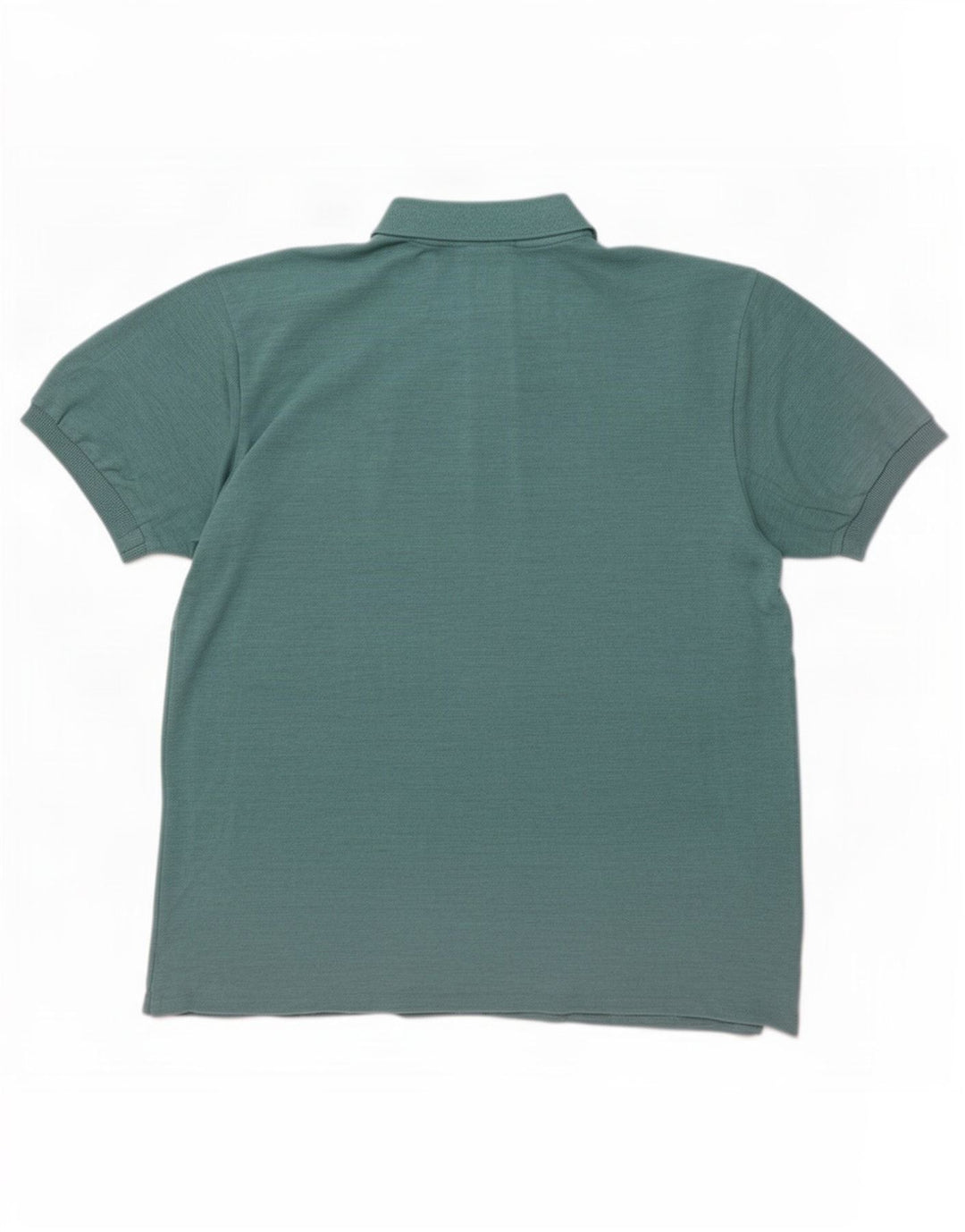 Camisa polo masculina Lacoste tamanho 7 2XL algodão manchado azul