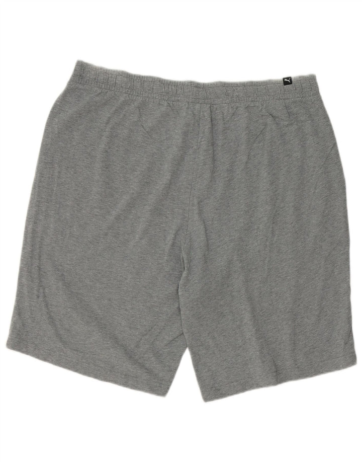 Shorts esportivos gráficos masculinos PUMA 2XL algodão cinza