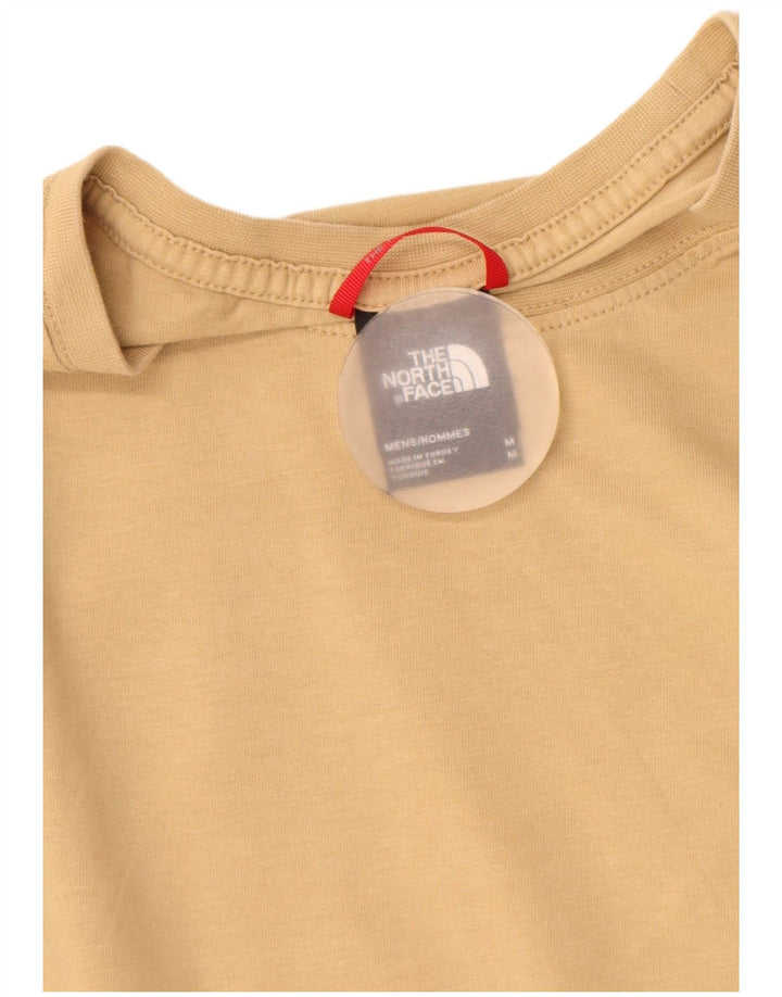 Camiseta gráfica masculina THE NORTH FACE Top de algodão bege médio