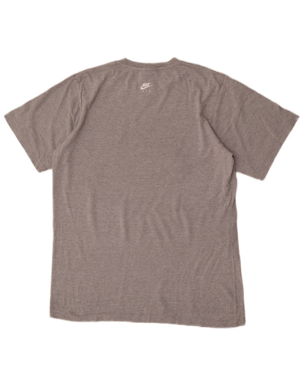 Camiseta Nike Masculina Graphic Top UK 39/41 Algodão Cinza Médio