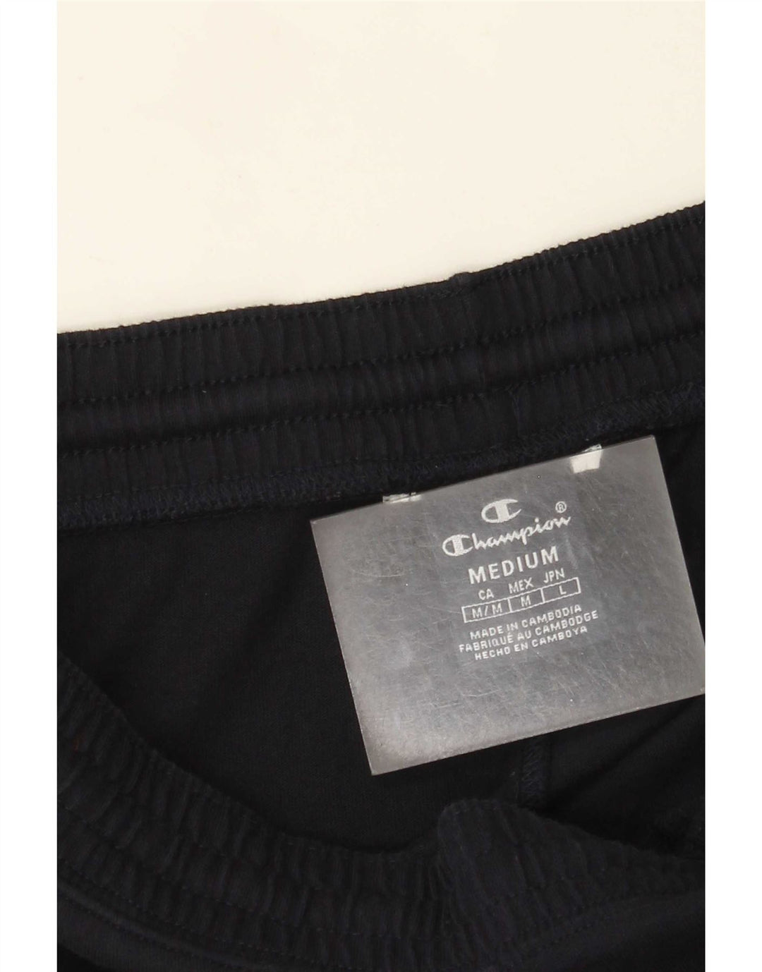 Calça de treino feminina Champion Joggers UK 14 médio azul marinho