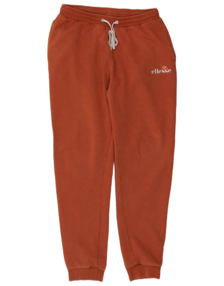 Calça de treino masculina Ellesse Joggers grande algodão laranja