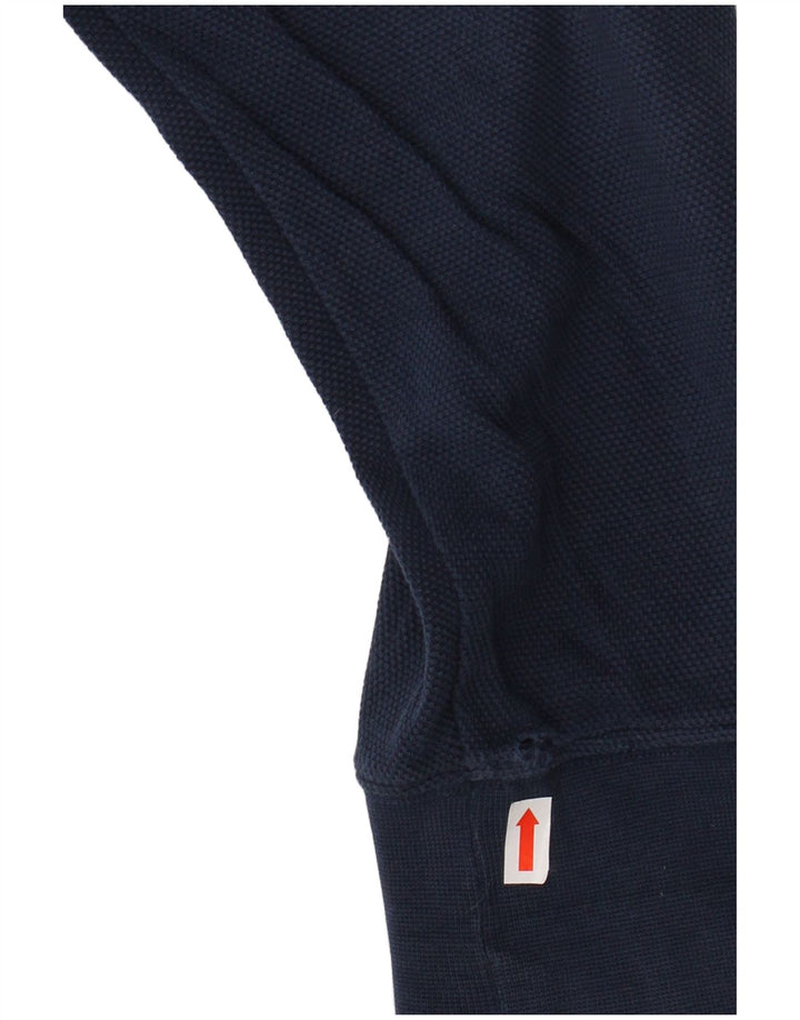 TOMMY HILFIGER Masculino Vintage Fit Moletom Jumper Grande Azul Marinho Algodão