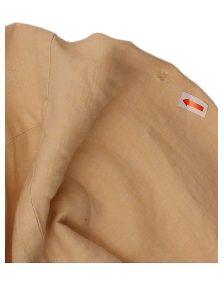 NAUTICA Mens Shirt Large Beige Linen Vintage Nautica and Second-Hand Nautica from Messina Hembry 