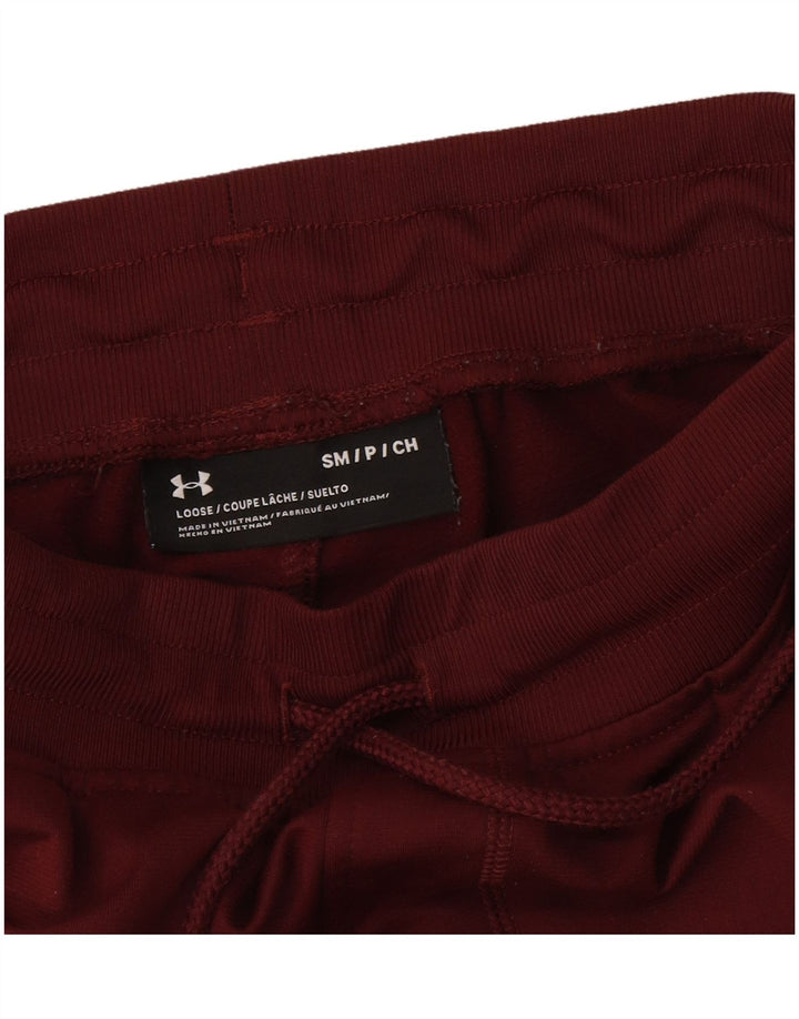 Under Armour Mens Calças de treino Joggers Pequeno Borgonha