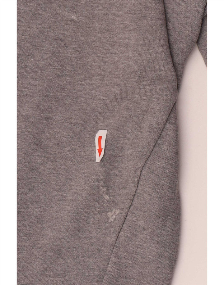 Calça de treino masculina Nike grande cinza colorblock algodão