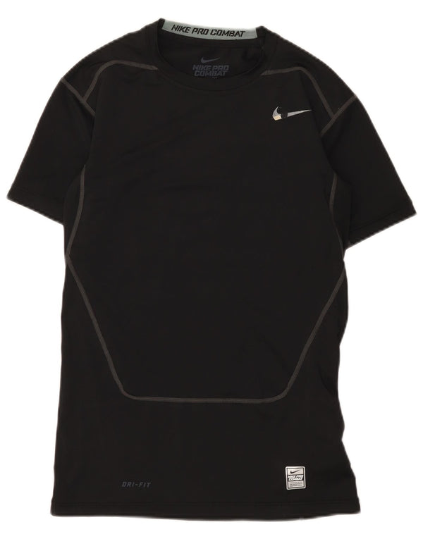 Camiseta Nike Feminina Dri Fit Graphic Top UK 16 Grande Poliéster Preto