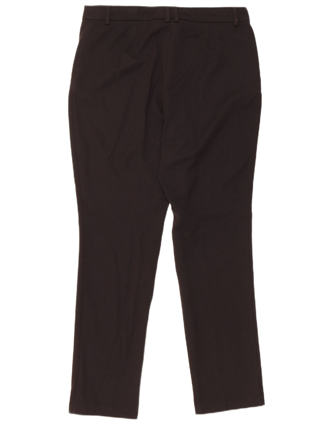 Calça casual justa feminina Marks & Spencer W34 L31 poliéster preto