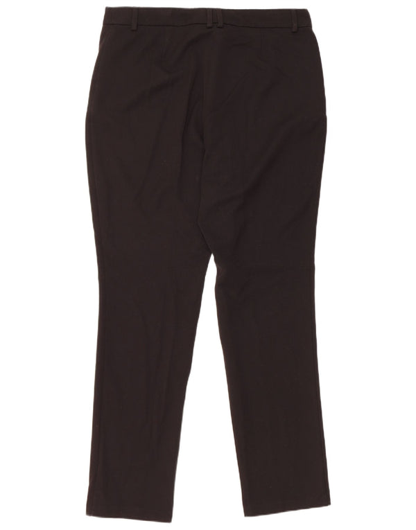 Calça casual justa feminina Marks & Spencer W34 L31 poliéster preto