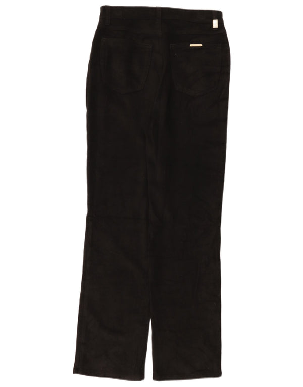 Calça feminina reta casual Trussardi W27 L29 preta viscose