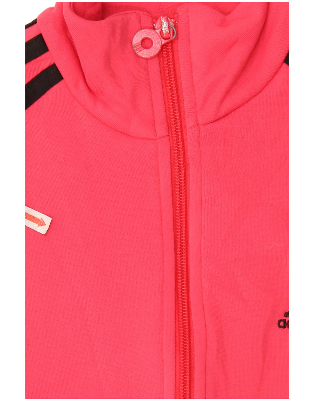 ADIDAS Womens Tracksuit Top Jacket UK 10 Pequeno Rosa Poliéster