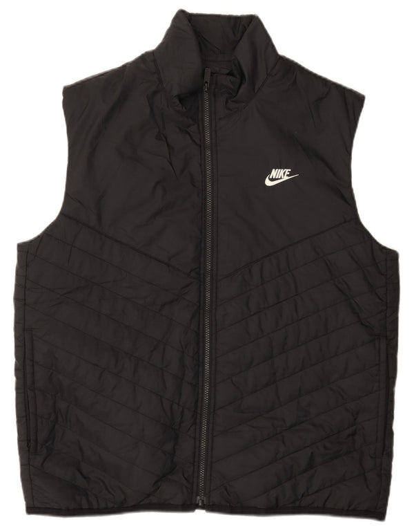 Colete Nike Masculino Therma-Fit Acolchoado UK 38 Médio Preto Poliéster