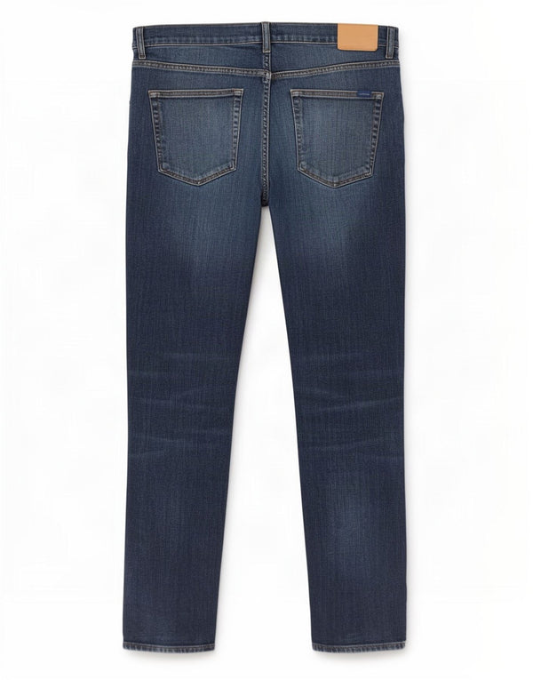 Jeans retos masculinos Gant W38 L32 algodão azul