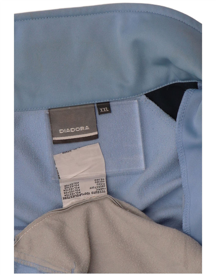 Diadora Mens Treino Top Jacket 2XL Azul Colourblock Poliéster