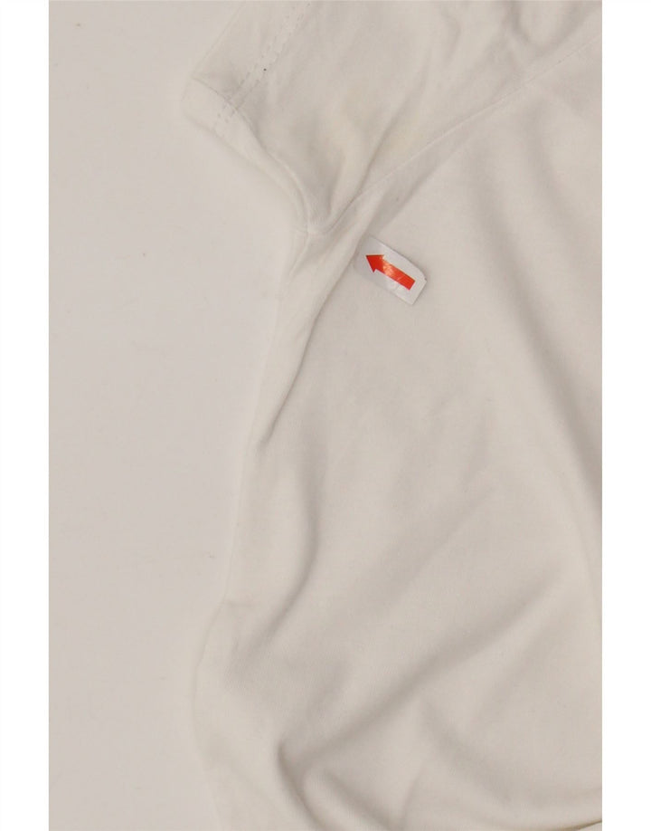 Camiseta feminina LEVI'S UK 14 médio branco