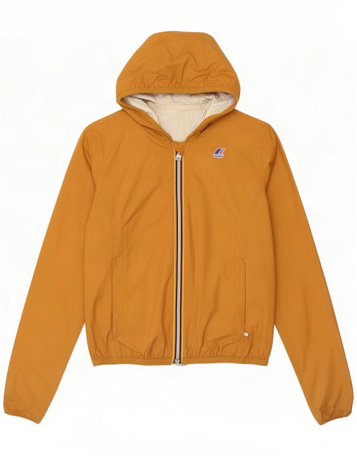 K-Way Jaqueta de chuva com capuz para meninos 7-8 anos Poliamida amarela