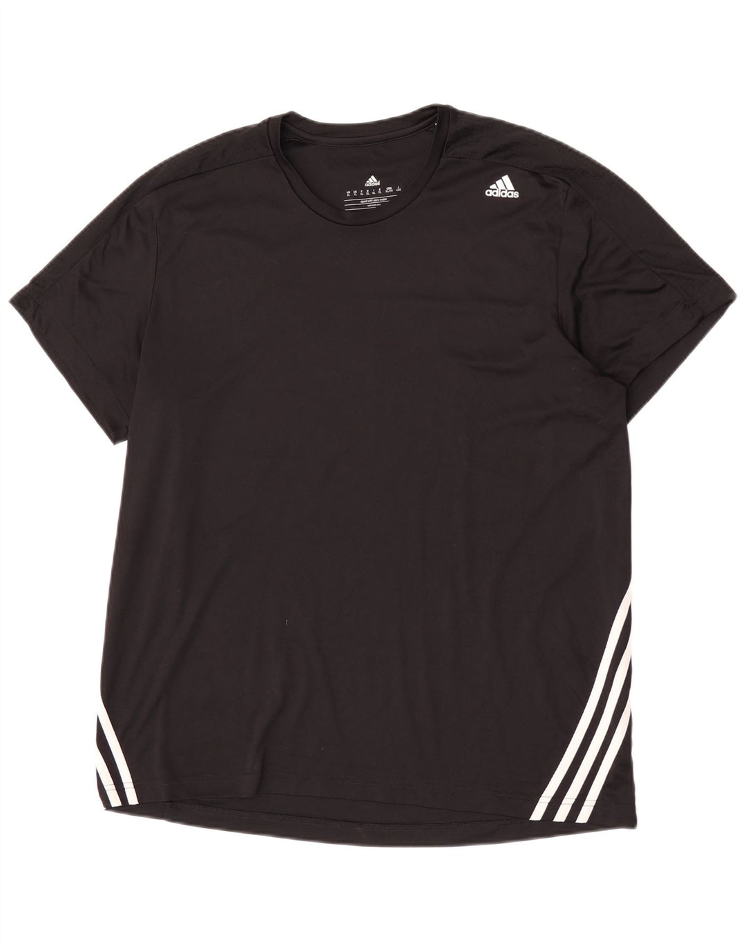 Adidas Mens Climalite Camiseta Top XL Preto Poliéster
