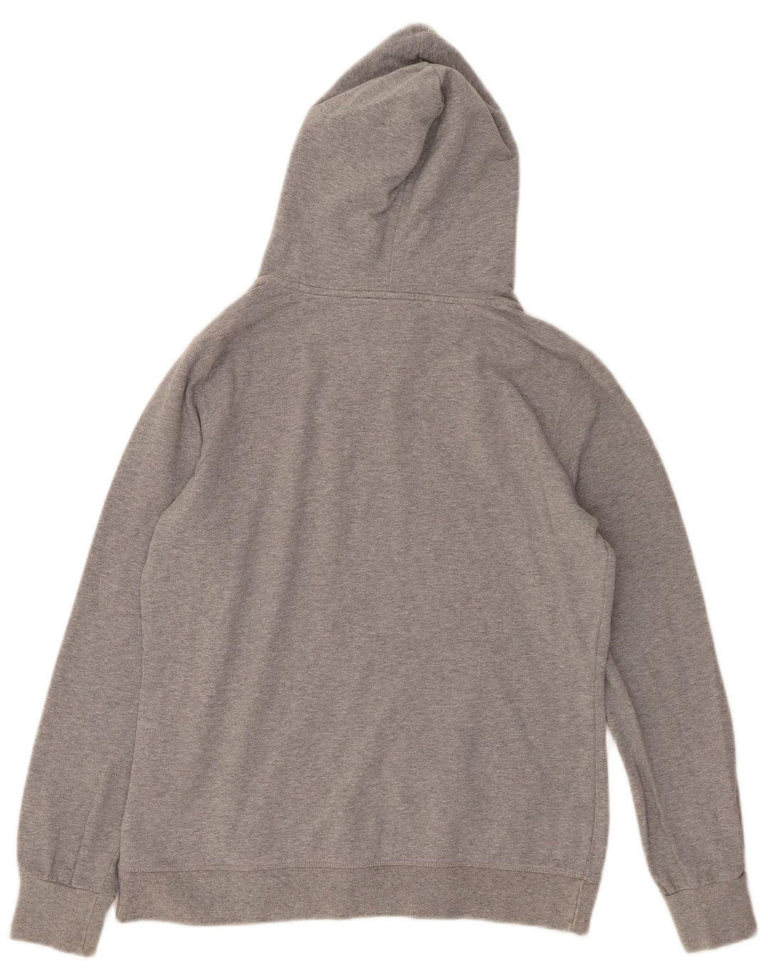 CHAMPION Suéter feminino com capuz gráfico Heritage Fit Reino Unido 14 grande cinza