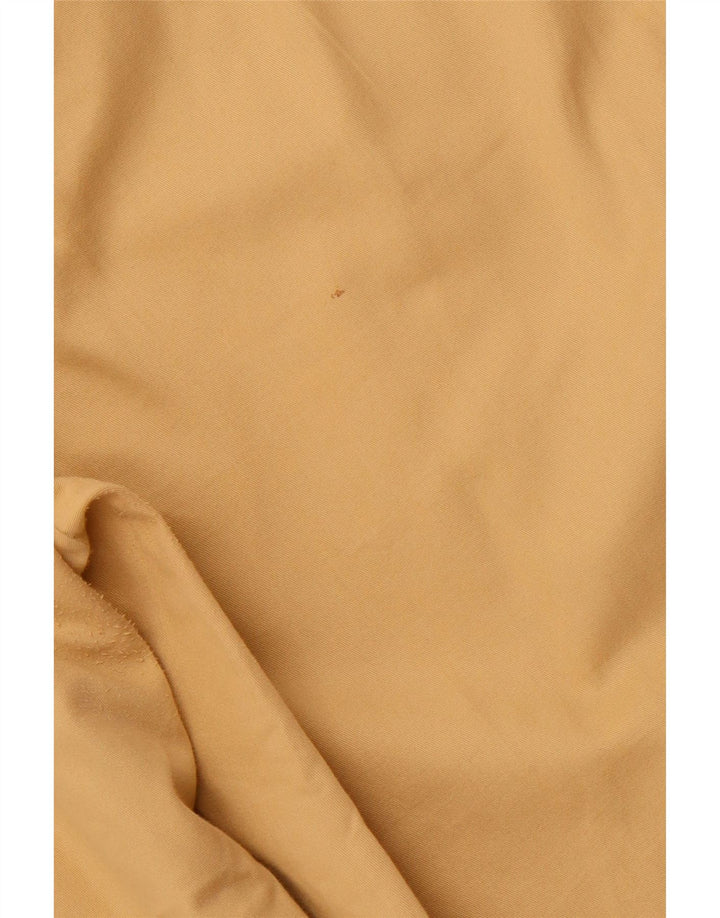 Calça de terno reto feminino BURBERRY Reino Unido 14 grande W32 L28 bege