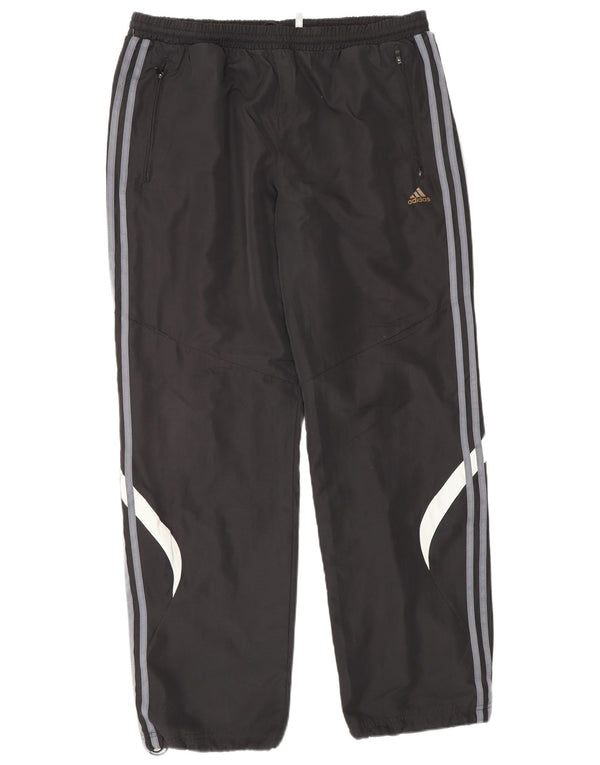Adidas Womens Clima 365 Tracksuit Calças UK 16 Grande Preto Colourblock