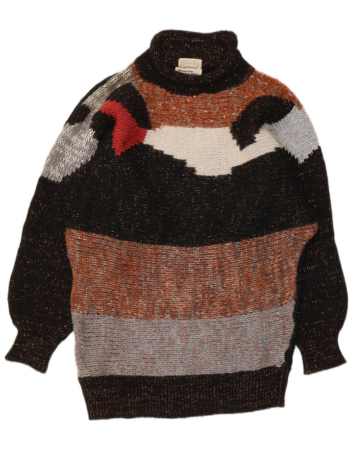 Suéter feminino Niki Line com gola redonda Reino Unido 16 grande multicolorido