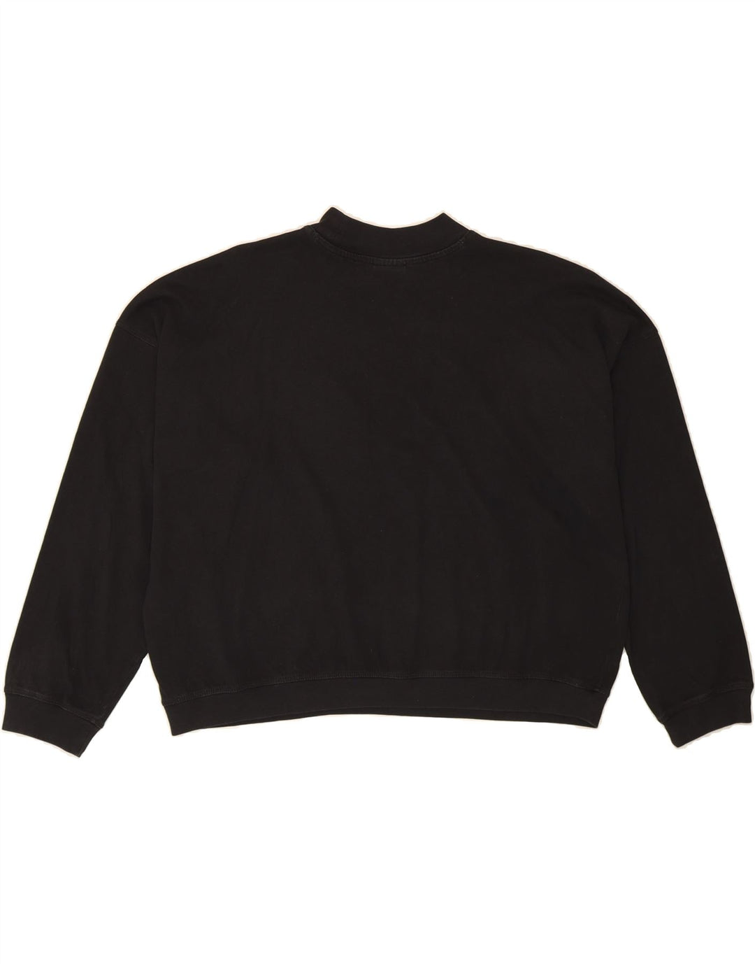 CHAMPION Womens Graphic Oversized Sweatshirt Jumper UK 6 XS Black Cotton Vintage Champion and Second-Hand Champion from Messina Hembry 