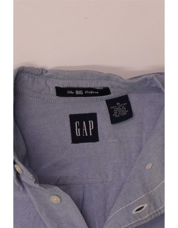 Camisa masculina Gap algodão azul médio