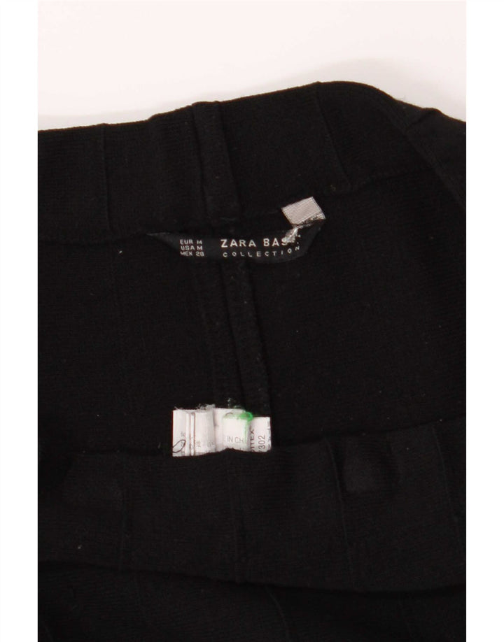 Saia feminina Zara A-Line médio W28 viscose preta