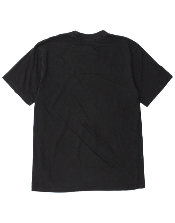DICKIES Camiseta masculina gráfica gráfica top pequeno algodão preto