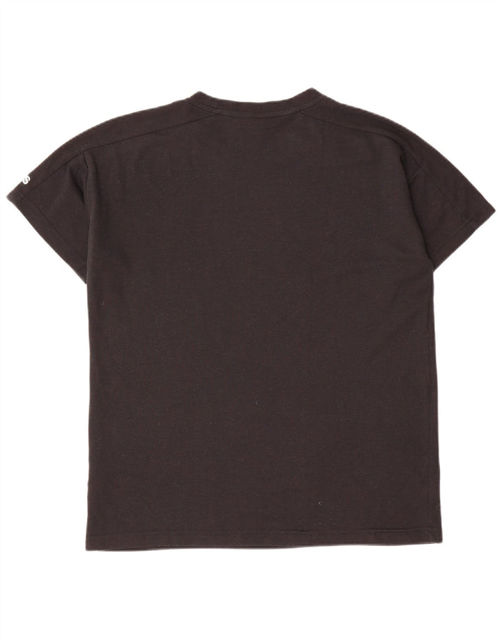 Adidas Mens Camiseta Top Médio Poliéster Preto